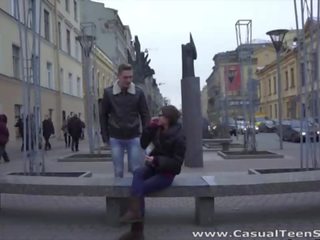 Casual підліток секс відео - кінчання на її ботан окуляри