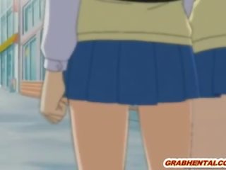 Skllavëri adolescent hentai geto me bigboobs merr stimulim me dorë