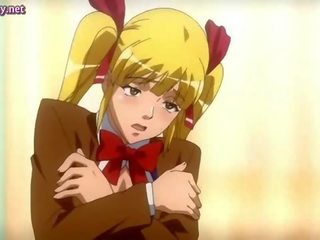 Anime deity brincando e fazendo punheta com os pés