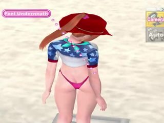 매력적인 바닷가 삼 gameplay - 헨타이 경기