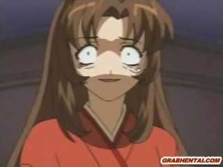 Jepang hentai babeh kejiret and brutally gangbanged by bandi
