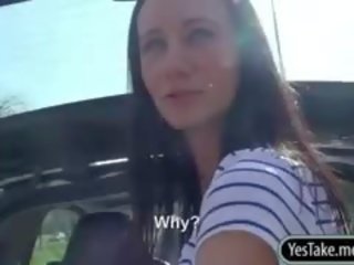 Pizza Delivery damsel Liliane Pussy Fucked To Earn More Cash