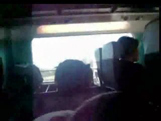 In the back of a awtobus getting an awesome agzyňa almak mov