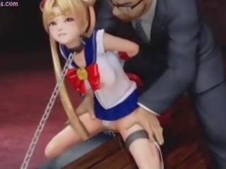 Animated Excited Teen Is Rubbing Big cock