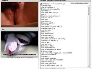 Chatroulette #67 oversexed mademoiselle finger and masturbates hard
