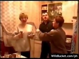 Legrační ruský swingers strana