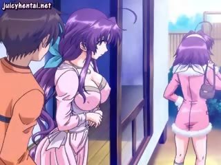 Lascive gyzyl saçly anime making love