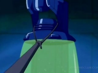 Nahý anime cookie na koni člen slurps ji kočička juices