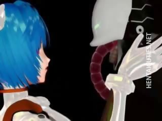 Libidinous 3d hentaý gutaran jelep sordyrmak tentacles