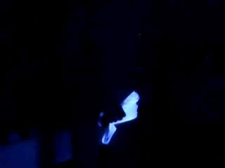 Bloke playing with blacklight 1/2
