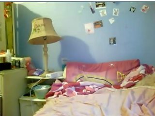 Pirang cutie loves to play solo