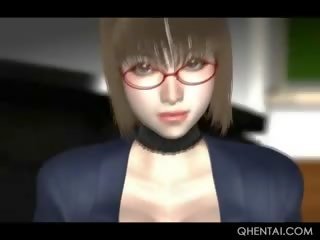 Malaki titted hentai guro nabunggo sa silid-aralan makakakuha ng pananamod sa loob
