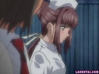 Hentai asistenta suge și devine inpulit în aer liber