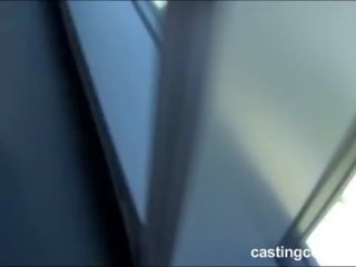 Blonde w massive tits sucks black phallus