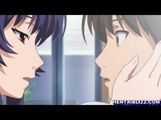 거유 헨타이 도착 압착 그녀의 빅 티츠 과 화려한 wetpussy 엿