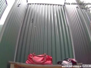Amazing Young girlfriend ShowerÂ´s Voyeur