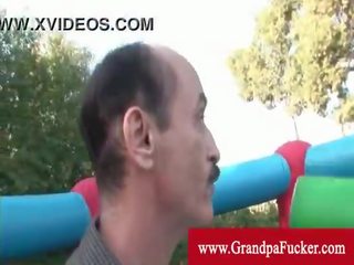Mia lina introduces to get excellent with old man