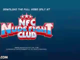 Nudefightclub 禮物 peaches vs 黛比 白