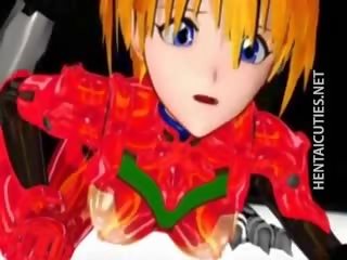 Costumed 3d hentai doprovod dostane v prdeli