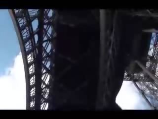 Eiffel Tower public dirty movie