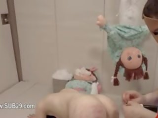 극단 딜도 항문의 침투하는 와 로프 속박, 지배, 사디즘, 마조히즘 선생