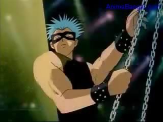 Mouthgagged gul jana whipped in the nightclub getting licked fucked on the stage