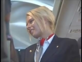 Flight attendant upskirt 3