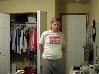 Young daughter Undressing In Front Of Cam