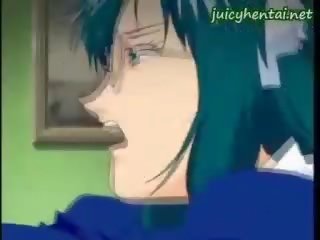 Hentai bohyně s bílý punčochy těšit anální