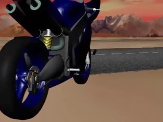 Gorgeous animated with round tits