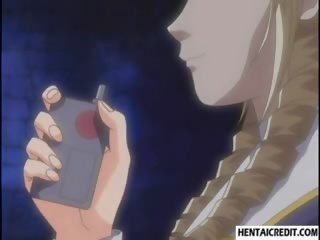 Hentai namorada gangbanged e coberto em espermas