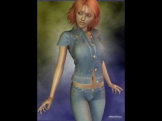 3d feature in denim