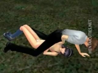 Beguiling 3d 无尽 小鸡 得到 性交