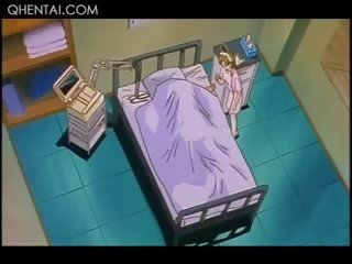 好色之徒 无尽 护士 得到 绑 向上 和 性交 由 脏 病人