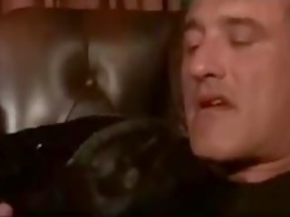 Latexové strumpet s velký kozičky dostane ji boty olízl