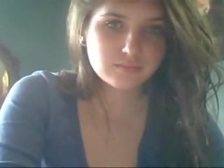 Pleasant superior young female Dancing