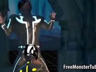 Foxy 3d tron feature sordyrmak manhood and getting fucked