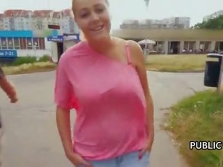 Caucasian Outdoor Public sex film