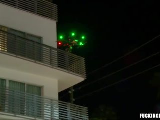 Smokin stupendous jatty rileys room kirli film tape gets tutulan by drone