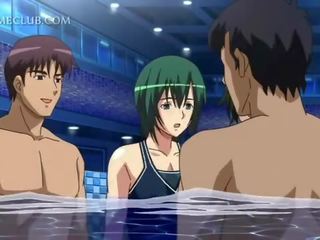 Tři sexually aroused hřeby zkurvenej a okouzlující anime pod