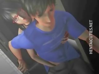 Cutie 3d anime geek mekdep gyzy gives fellatio