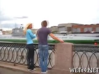 Libidinous Hunk Is Smitten By Beautys Bald Moist Crack