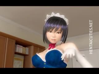 Sexy 3D Hentai Maid Gets Pounded