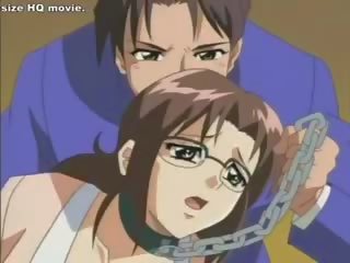 Femme fatale In Chains Cums On pecker In Anime