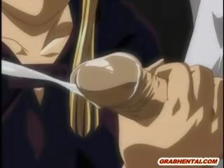 Caught Hentai Coed Fingered And Poked Hard
