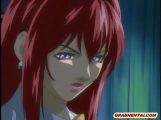 Kejiret hentai coed fingered and poked hard