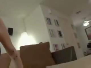 White hottie performs anal dirty video for the first time