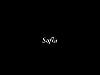 금발의 프리마 돈나 sofia 자위