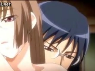 Magnificent Anime Gets Enormous Tits Rubbed
