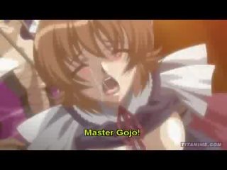 Toon harlot with huge knockers gets pumped hard as fuck and gets jizz on her titties